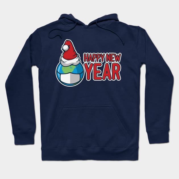 Happy New Quarantine Year Hoodie by Here Comes Art